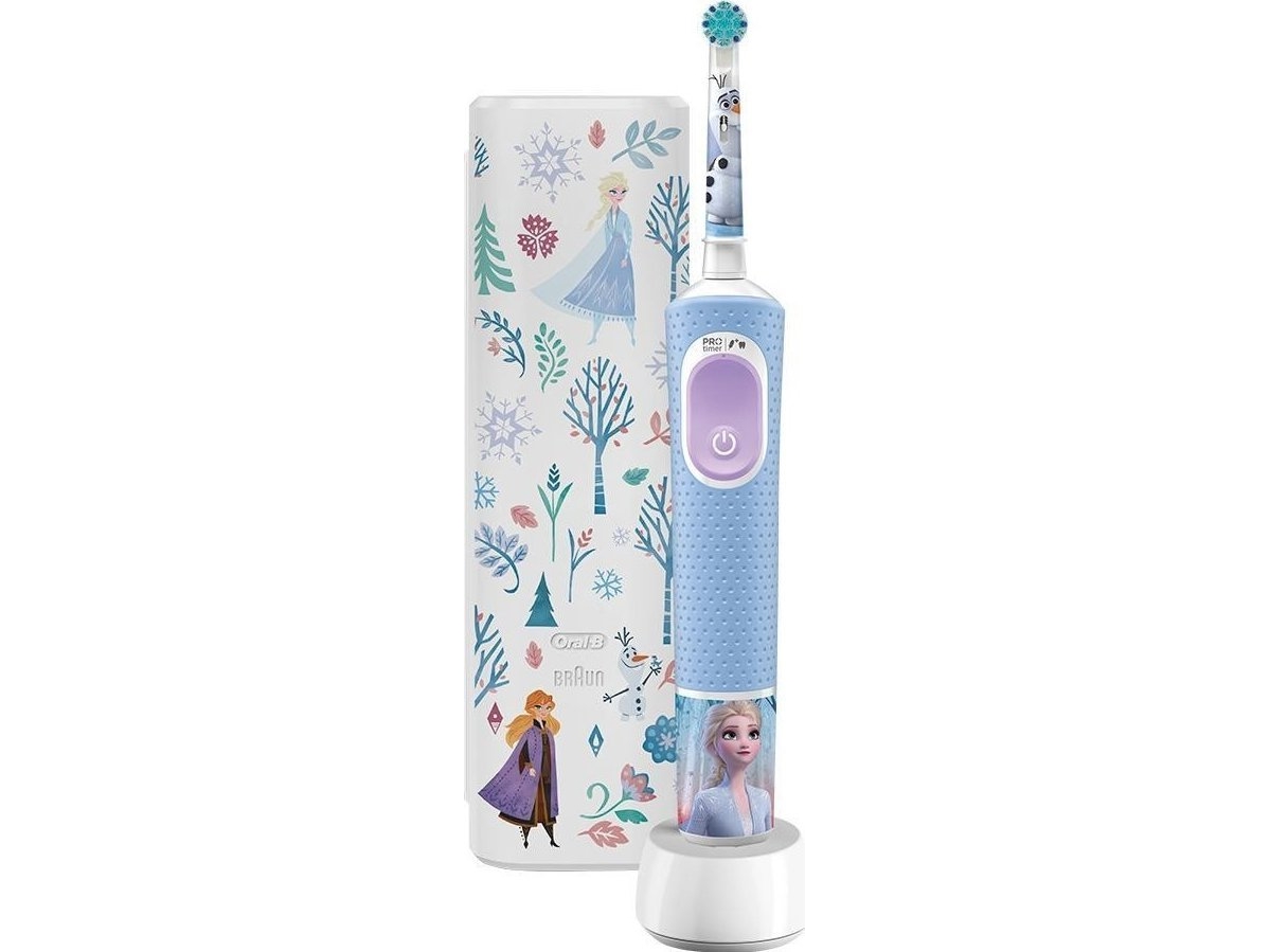 Oral-B | Electric Toothbrush | Vitality Pro Kids Frozen | Rechargeable | For Children | Number Of Brush Heads Included 1 | Number Of Teeth Brushing M