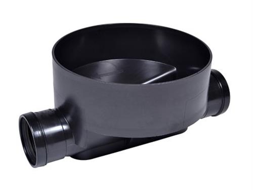 Wavin PP rense- & inspektionsbrønd 315/110mm T1, lige gennemløb for glat rør.