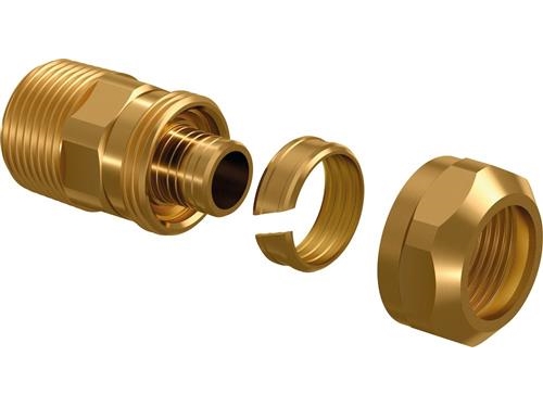 Komp kobling Ecoflex pn10 20x2,8-3/4 | VVS Artiklar - Rör & Kopplingar - Pex rör och rördelar | GameStuff