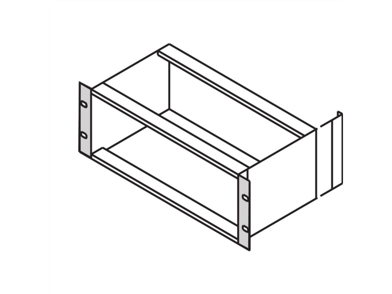 Schroff Pentair Techn. X-19" Winkel Mit Grifflöcher 3He 24560-198 Ve2 (24560198)