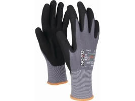 Arbeitshandschuhe Ox-On Flexible Supreme 1600, Schwarz/Grau, Gr. 11