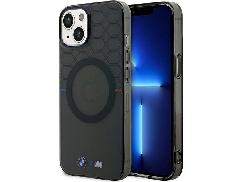 Bmw Pattern Magsafe Case Für Iphone 14 Plus - Grau