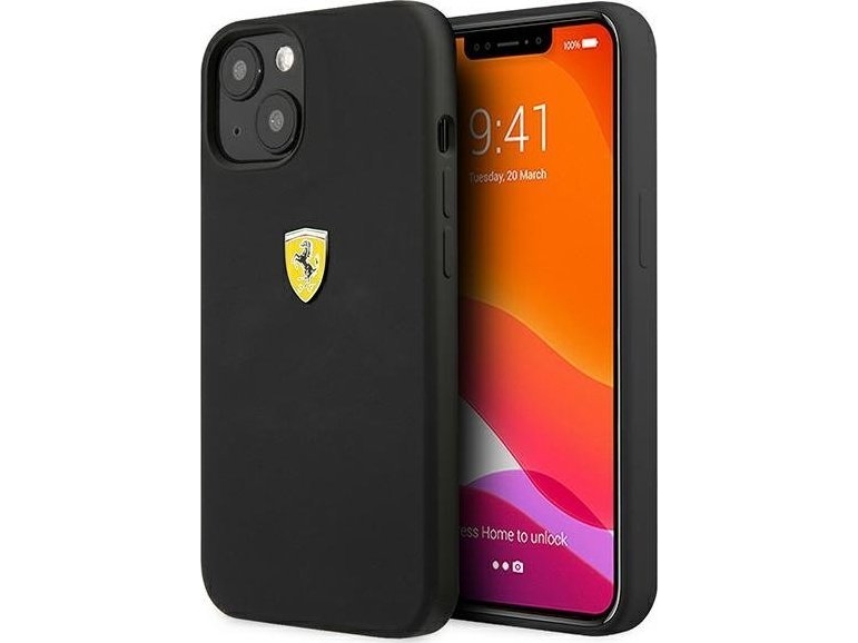 Ferrari 3666339026912, Cover, Apple, Iphone 13 Mini, 13,7 Cm (5.4"), Schwarz