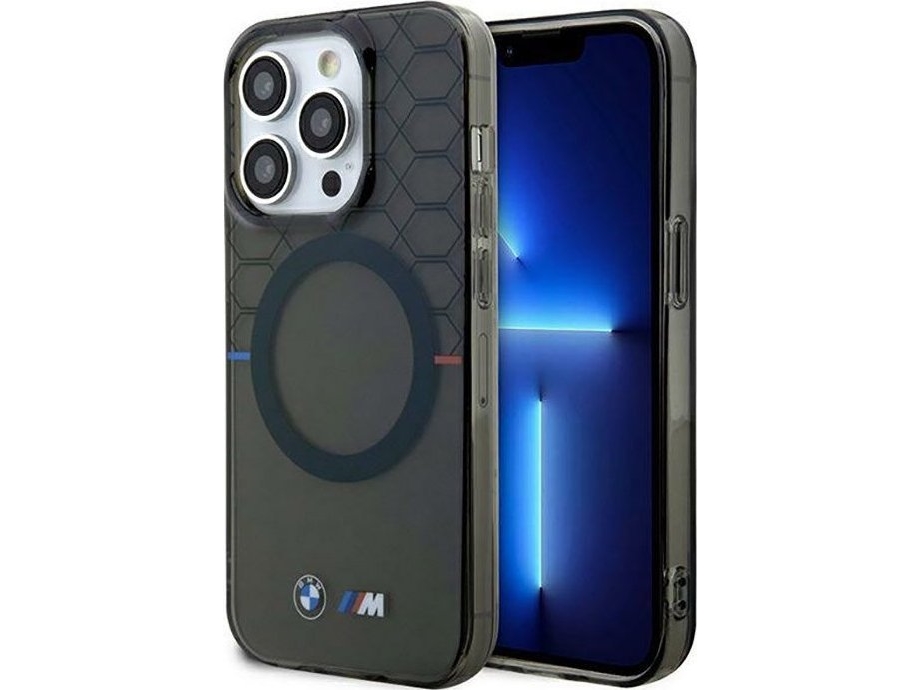 Bmw Case Bmwmp14xhgpk Til Iphone 14 Pro Max 6,7&Quot Grå/Grå Hardcase Mønster Magsafe