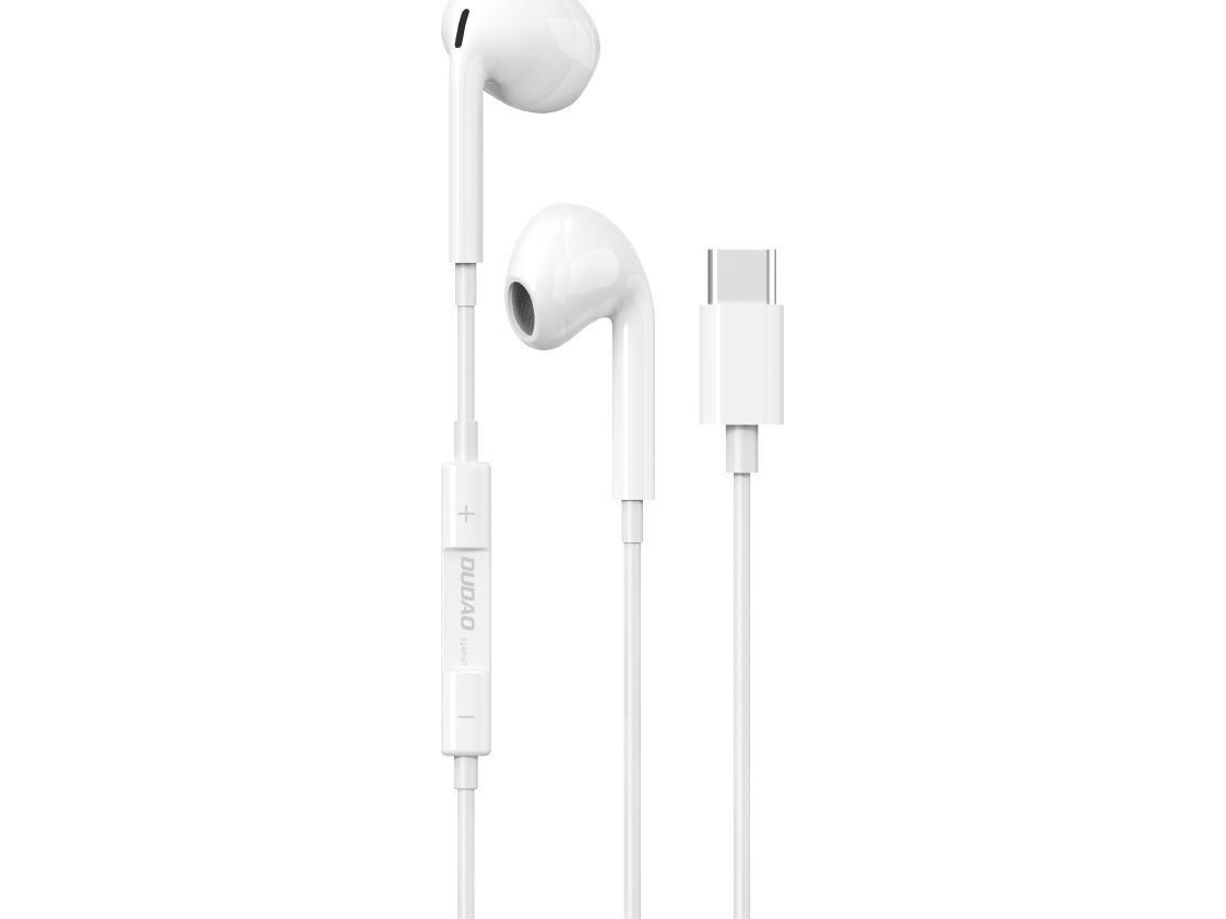Dudao X14ProT in-ear headphones USB-C 1.2m hvid