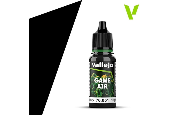 Vallejo Vallejo: 76.051 - Game Air - Black (18 Ml)