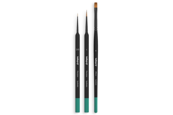 Brush Starter Set Synthetic Hair 3Pcs Ass.