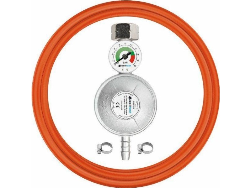 Cellfast Cellfast Tilslutningsreducer Med Manometer + 2,0 M Propan-Buta-Slange C52-506