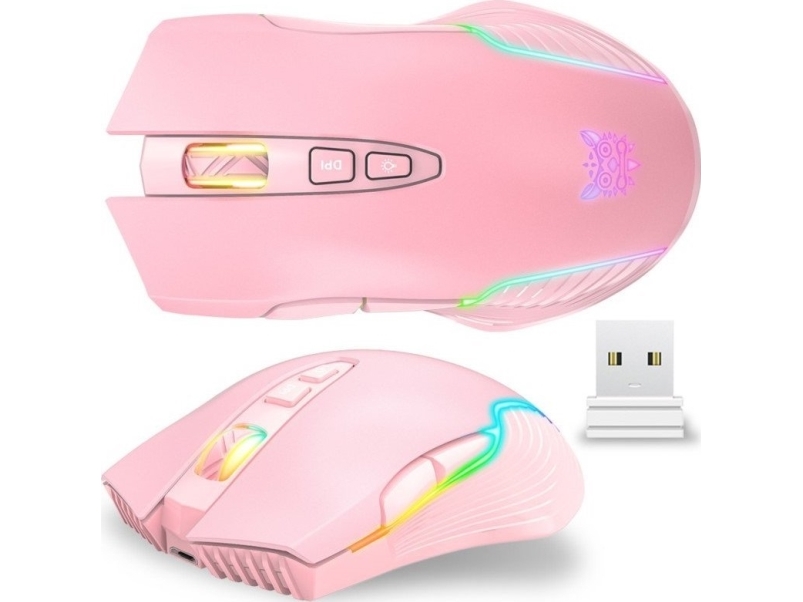 Onikuma Drahtlose Maus Cw905 Rgb Rosa