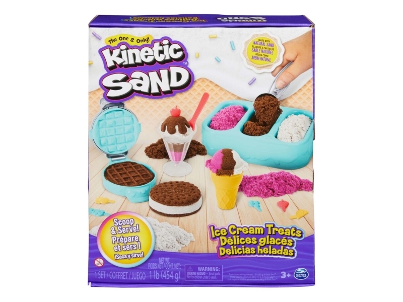 Kinetic Sand Ice Cream Treats | Leksaker - Kreativitet - Lek sand | GameStuff