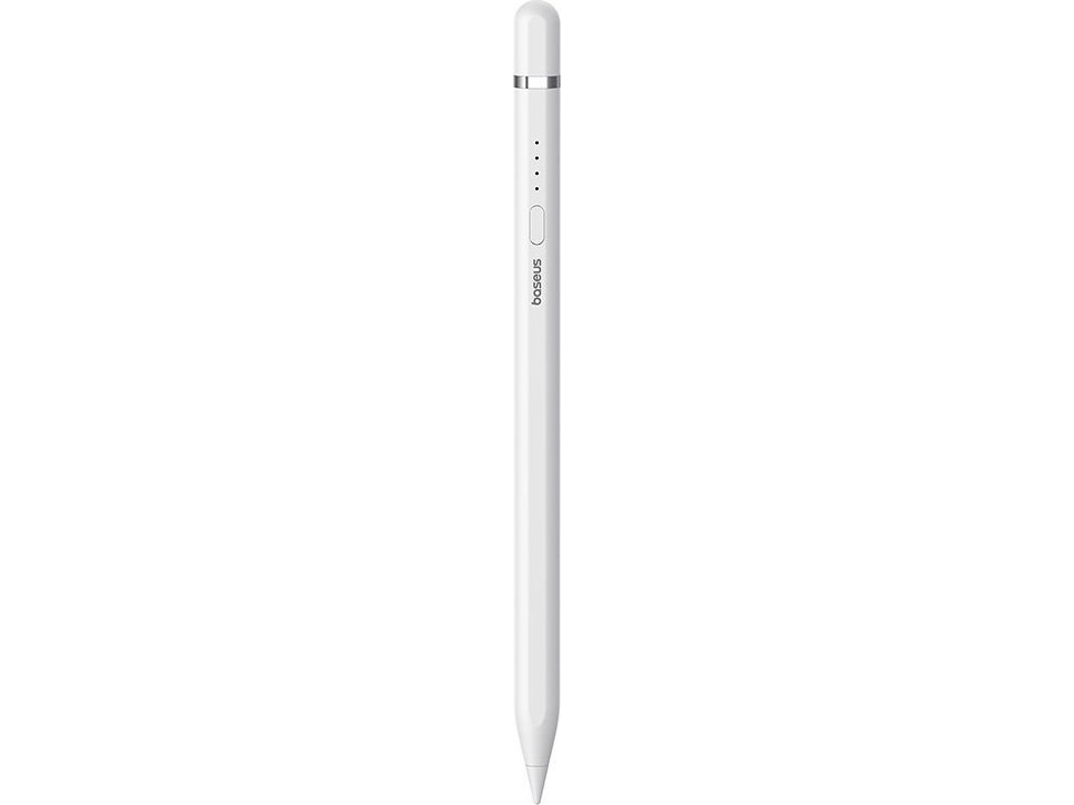 Baseus Smooth Writing Series Aktiv Stylus Med Trådløs Opladning, Lightning (Hvid)
