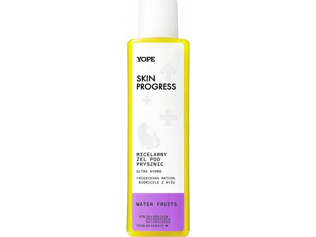 Yope Micellar Shower Gel Ultra Hydro - Water Fruits, 200 Ml