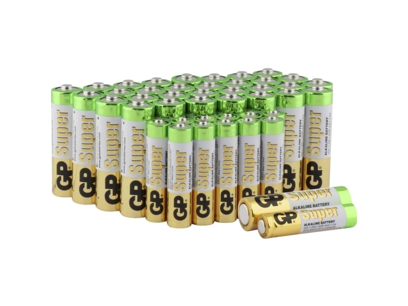 Gp Batterie Super Alkaline, Megapck Bestehend Aus 32 X Aa Und 12 X Aaa (030.Megapack)