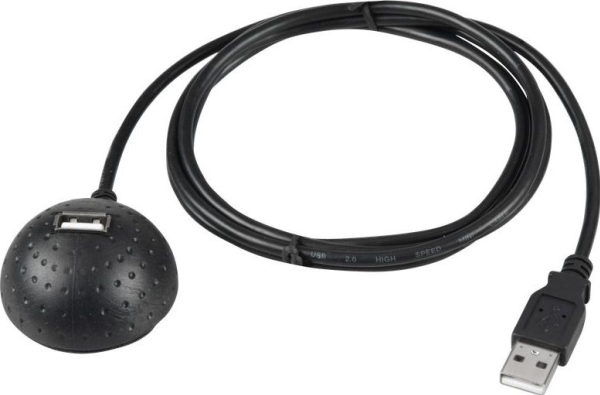 Goobay Usb Dock 150 - Usb Forlængerkabel - Usb (Hun) Til Usb - Usb 2.0 - 1.5 M - Sort