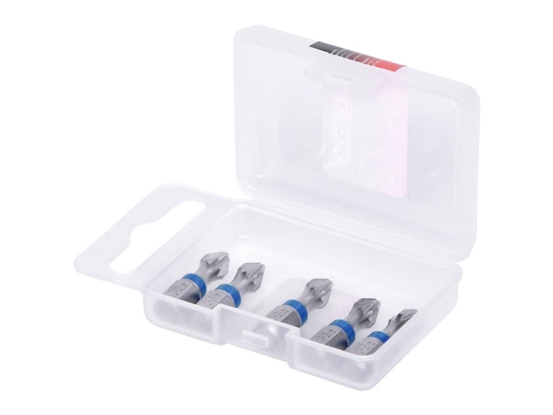 Ks Tools 918.3211, Stjerneskruetrækker, Nikkel, Din 3126, Iso 1173 - C 6,3, 25 Mm, 40 G, 25,4 / 4 Mm (1 / 4")