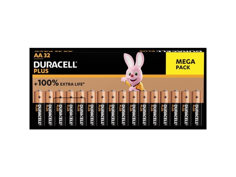 Duracell Batterie Plus Aa, 32Er-Pack (00216913)