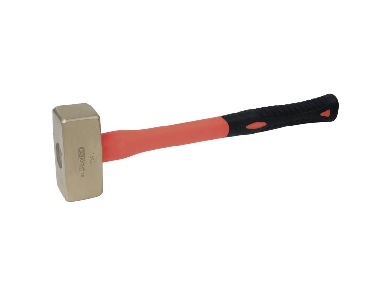 Ks Tools 963.2063, Forhammer, Aluminiumbronze, Glasfiber, 40 Cm, 1,9 Kg, 1,5 Kg