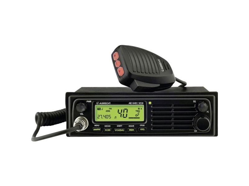 Albrecht AE 6491 VOX, DC, 188 mm, 131 mm, 57 mm, LCD, Bil CB-radio | Tele & GPS - Hobbyradio - Komradio | GameStuff