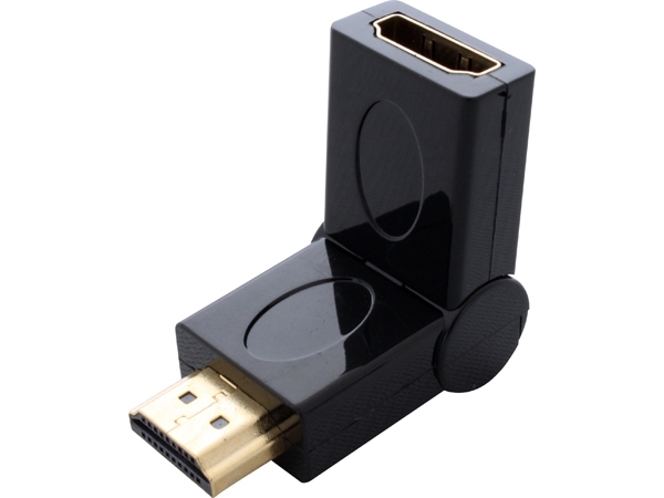 Tecline Hdmi M - Hdmi F, Hdmi, Hdmi, Sort