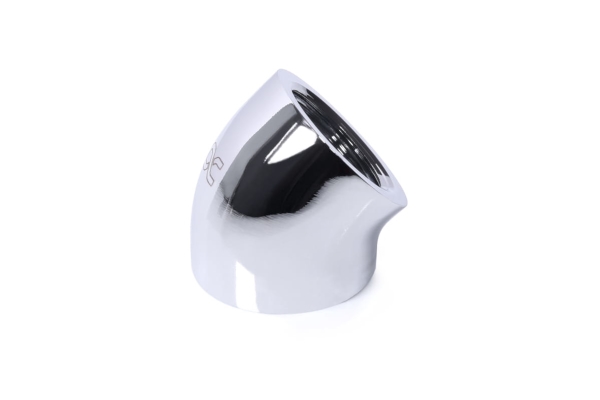 Alphacool 17593, Slangestik, Messing, Krom, 1/4", 45°, 21 Mm