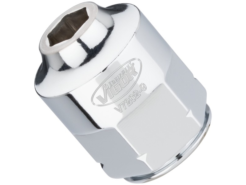Vigor V7202-9, Sokkel, 1/2", Metric, 1 Hoved(Er), 9 Mm