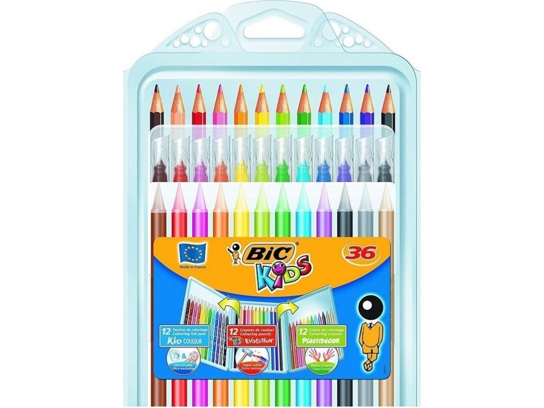 Bic värityskirja 3in1 värikynät 36kpl BIC BIC