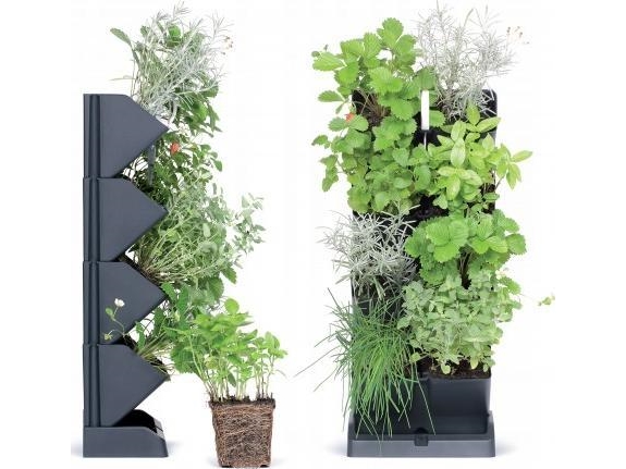 Prosperplast Modulaarinen ruukku pystysuora puutarha antrasiitti 48 cm