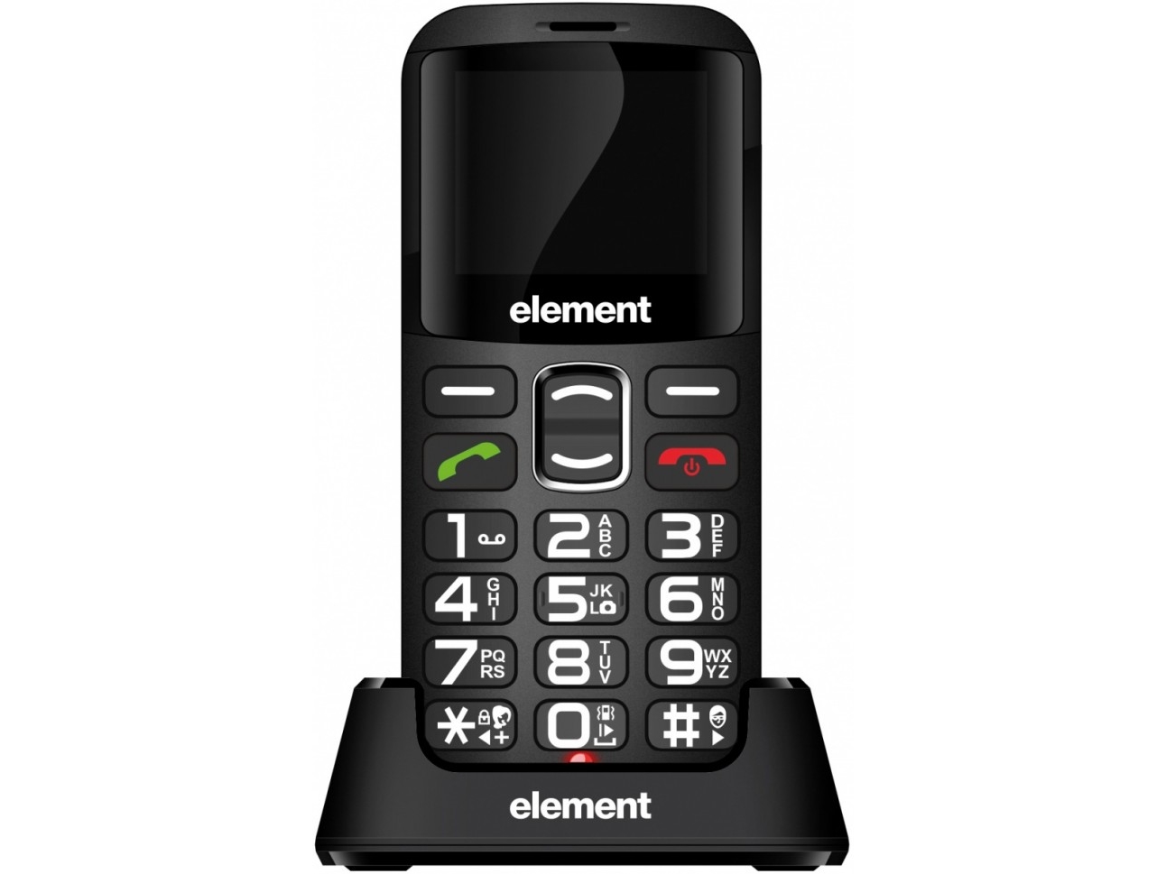 Sencor Mobiltelefon Element P012s Bildschirm 1,77-Zoll Dual Sim