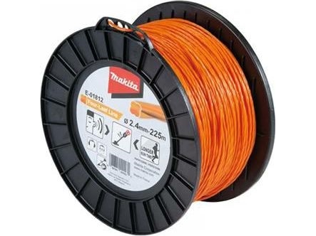 Makita Mähfaden Four-Leaf, Bürstenschneider-Linie, Orange, 225 M, 1 Stück(E)