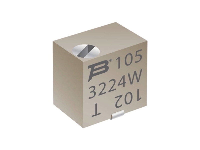 Bourns 3224W-1-102E Cermet trimmer Lineær 0.25 W 1 kΩ 4320 ° 1 stk