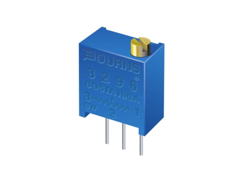 Bourns 3296Y-1-500LF Cermet trimmer Lineær 0.5 W 50 Ω 9 ° 1 stk