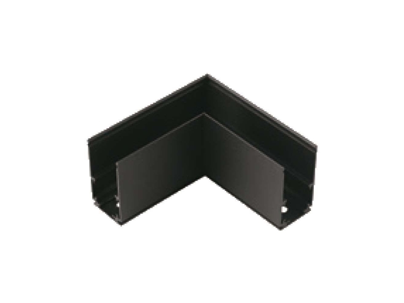 V-Tac L-Formet Sideled Til Overfladeskinne Til Magnetsystemer, Sort