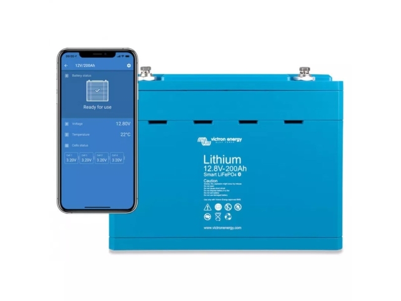 Lifepo4-Akku 12,8V/200Ah - Smart