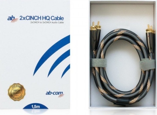 Ab Com Ab Hq 2Xcinch Kabelis 1,5 M
