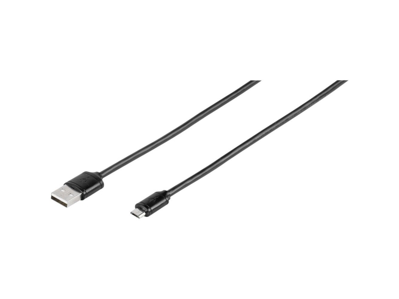 Bbc Micro:Bit Mefusbb30av1 Data-/Strømkabel Bbc Micro:Bit [1X Usb 2.0 Stik A - 1X Usb 2.0 Stik Mikro-B] 0.30 M Sort
