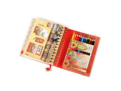 Mal-Kalender + Polycolor-Buntstifte 12 Farben