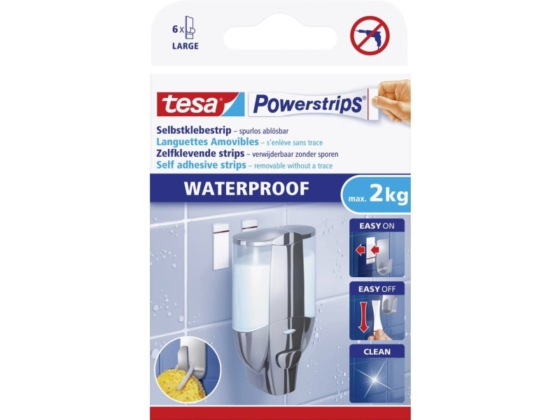 Tesa 59700, Weiß, 2 Kg/Cm