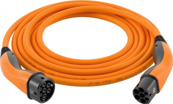 Lapp Typ 2 Autoladekabel, Bis Zu 22 Kw, 7 M, Orange (5555934031)