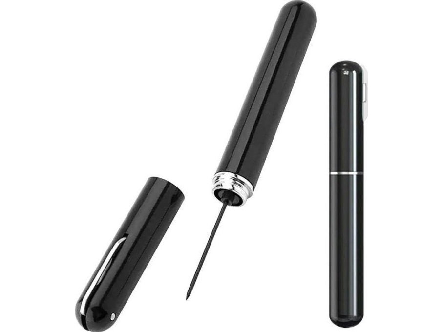 Aptel pneumatisk flaskpropp med folieskärare svart AG911 | Bordssättning - Bar & vin - Korköppnare | GameStuff