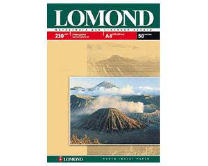 Lomond Photo Inkjet Paper Glossy 230 G/M2 A4/50, Glanz, 230 G/M², 767 G, Deutschland