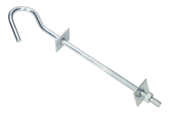 Extralink Haken Für Aufhängebügel 12/230Mm M12, Kabelhaken, Wand, Stahl, Silber