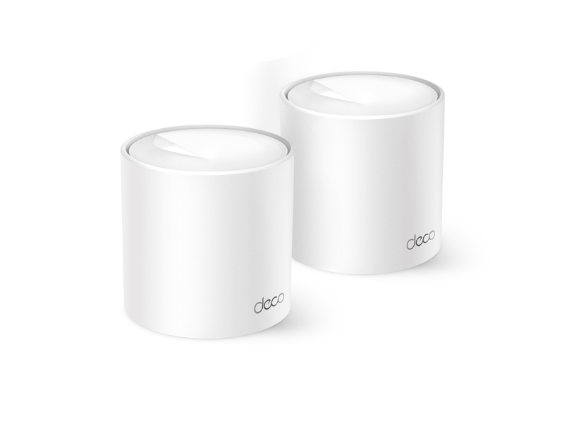 TP-Link Deco X10, Vit, Intern, Mesh-router, 190 m², Dual-band (2,4 GHz / 5 GHz), Wi-Fi 6 (802.11ax) | Datortillbehör - Nätverk - Routrar & Firewalls | GameStuff