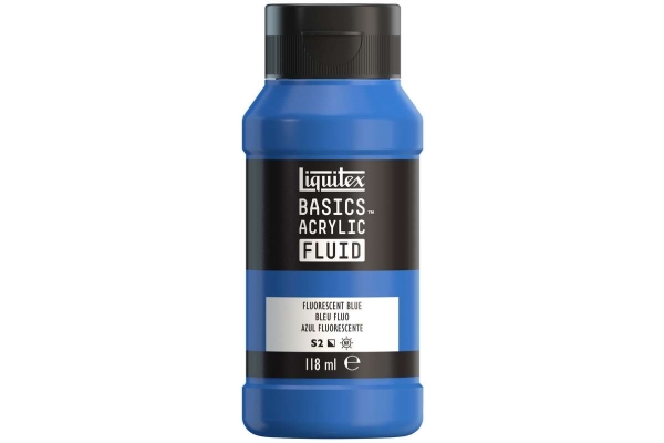 Basics Fluid 118Ml Fluorescent Blue Row 984