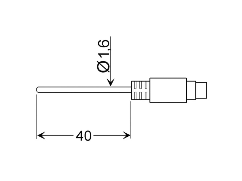 Greisinger Glf 401 Min Luftsensor -25 Til 70 °C Sensortype Pt100
