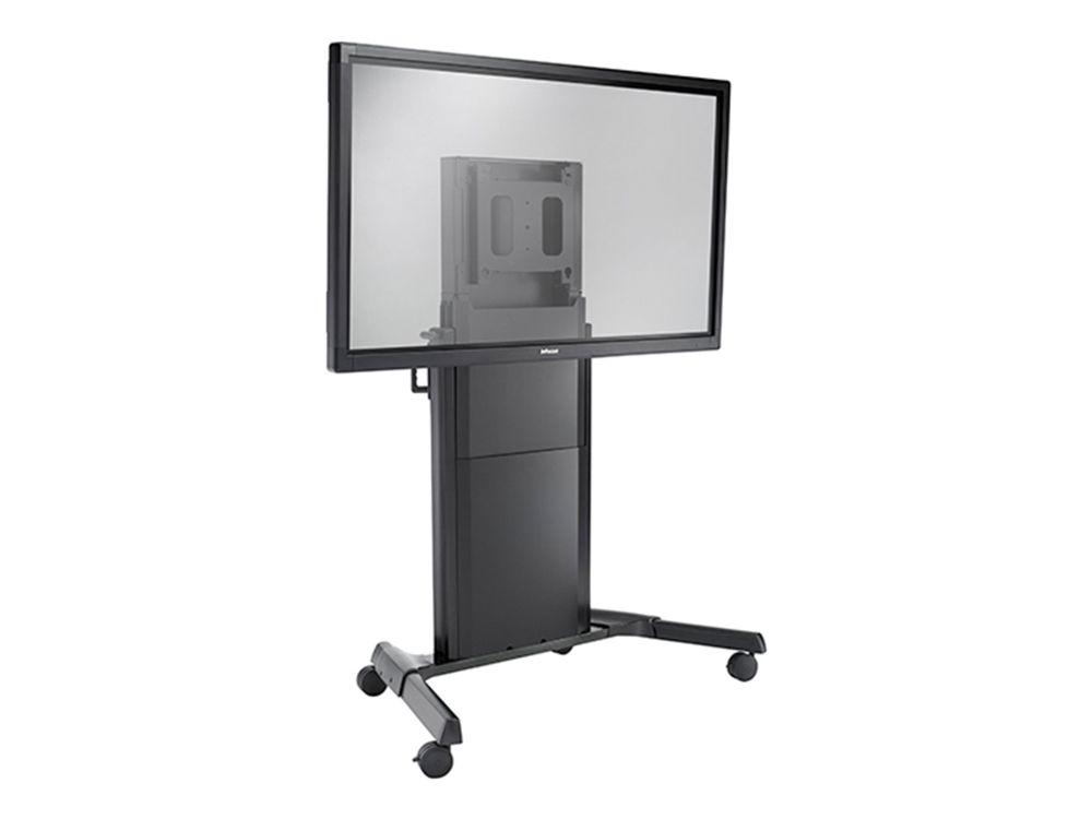 Chief XL Electric Height Adjust Cart - Vogn med hjul - motoriseret - for fladt panel - sort - skærmstørrelse: 50-80