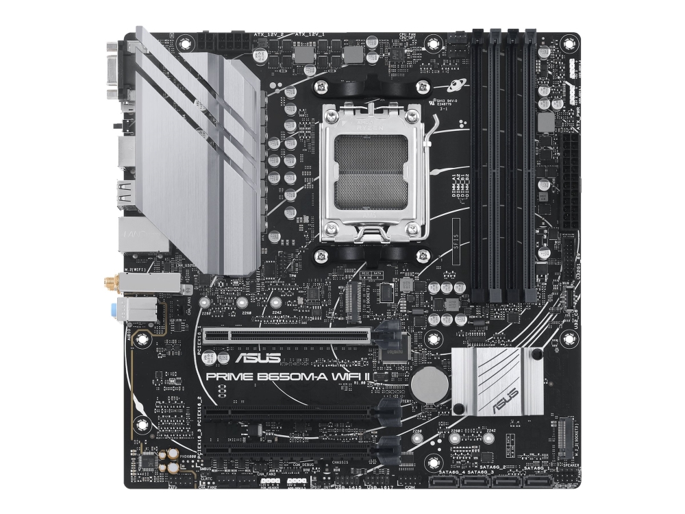 Asus Prime B650m-A Wifi Ii, Amd, Buchse Am5, Amd Ryzen 7, Ddr5-Sdram, 128 Gb, Dimm