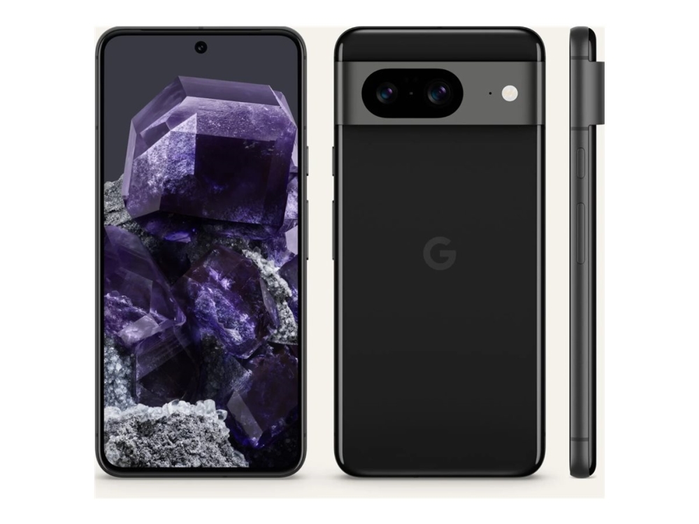 Google Pixel 8 - 5G pekskärmsmobil - dual-SIM - RAM 8 GB / Internminne 128 GB - OLED-skärm - 6.2 - 2400 x 1080 pixlar (120 Hz) - 2 bakre kameror 50 MP, 12 MP - front camera 10,5 MP - obsidian | Tele & GPS - Mobiltelefoner - Android | GameStuff