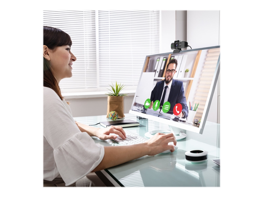 J5create Jvu430-N - Webcam - Farve - 8 Mp - 3840 X 2160 - Audio - Usb 2.0 / Usb-C - Mjpeg, Yuv2 - Dc 5 V