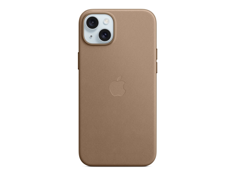 Apple - Bagsidecover Til Mobiltelefon - Magsafe-Kompatibilitet - Mikrotwill, Finewoven - Taupe - For Iphone 15 Plus