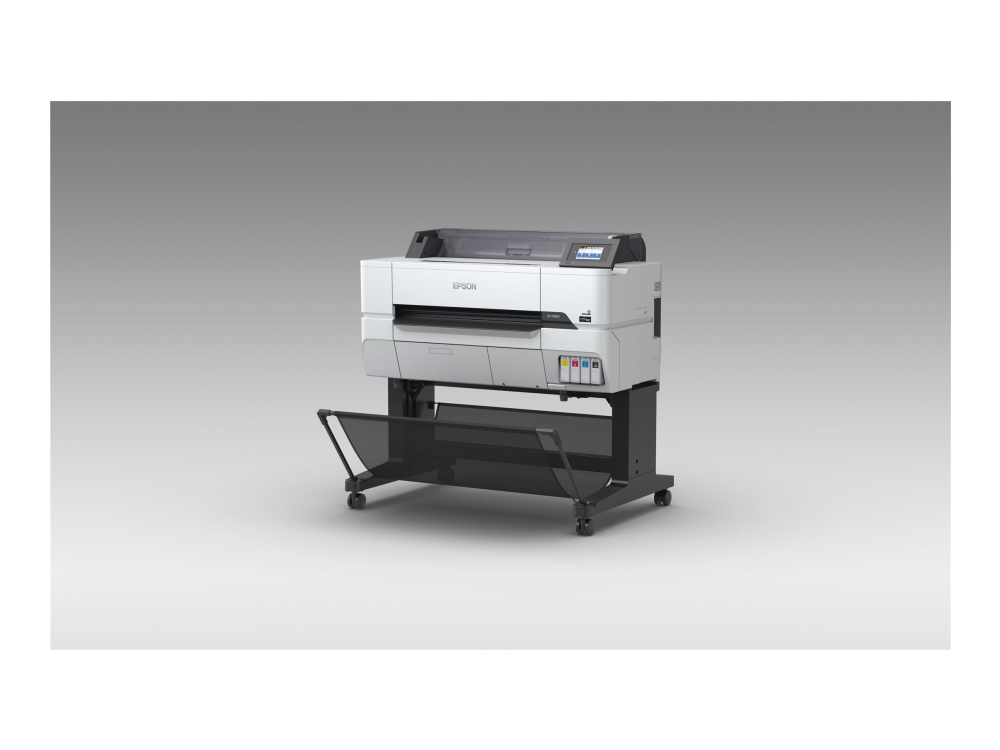 Epson SureColor SC-T3405 - Med stander - 24 stor-format printer - farve - blækprinter - Rulle A1 (61,0 cm) - 2400 x 1200 dpi - Gigabit LAN, Wi-Fi(n), USB vært, USB 3.0 - skærer